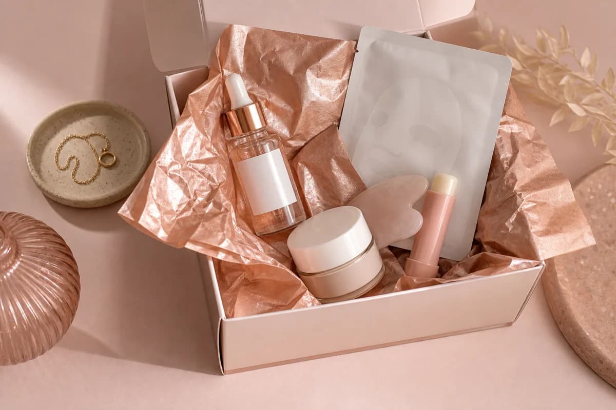 Güzellik abonelik kutusu — cilt bakımı ürünleri unboxing